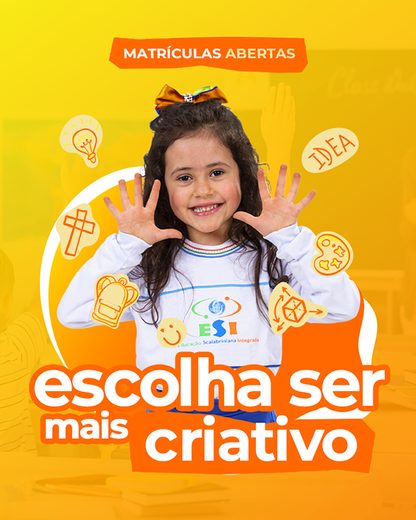 Campanha “Escolha ser” da Rede ESI — mais criativo