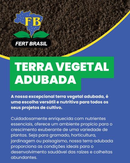 Folheto Terra Vegetal Adubada FERT Brasil